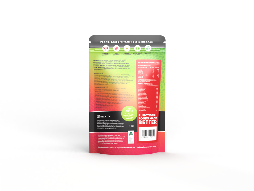 Allgood Nutrition - Superfood Blend (Reds & Greens + Nootropics & Adaptogens)