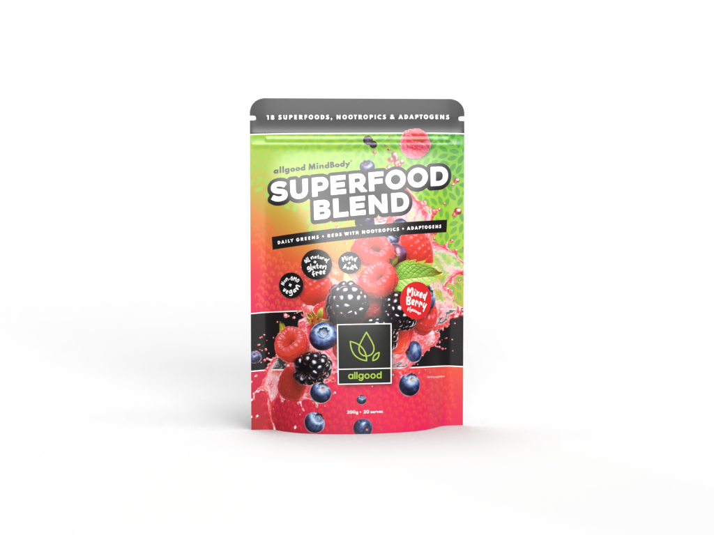 Allgood Nutrition - Superfood Blend (Reds & Greens + Nootropics & Adaptogens)