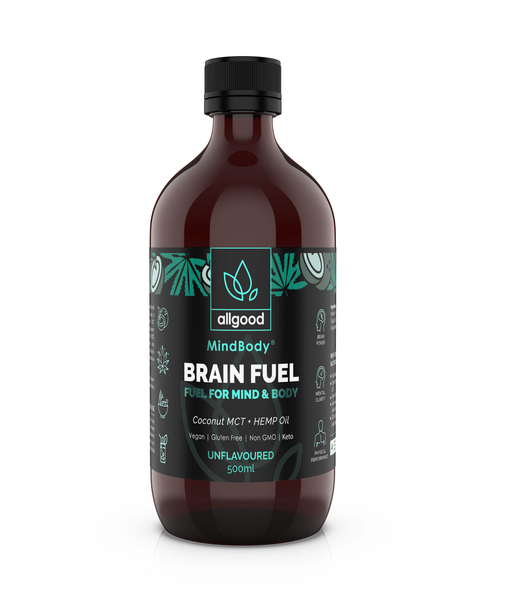 Allgood Nutrition - Brain Fuel MCT Oil