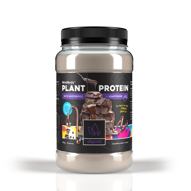 Allgood Nutrition - Plant Protein with Nootropics & Adaptogens (Delicious Chocolate)
