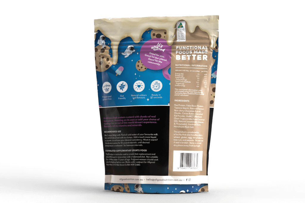 Allgood Nutrition Australia Allgood Nutrition - High Protein Custard with Chunks