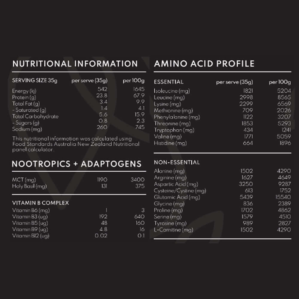 Allgood Nutrition Australia Allgood Nutrition - Plant Protein with Nootropics & Adaptogens (Vanilla Cinnamon)