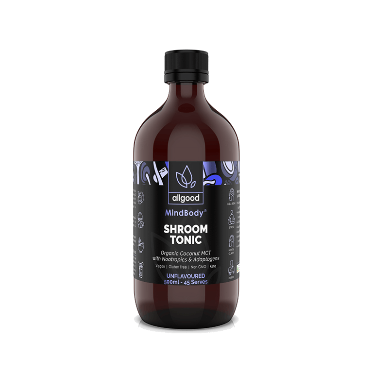 Allgood Nutrition -vShroom Tonic - MCT oil with nootropics & Adaptogens