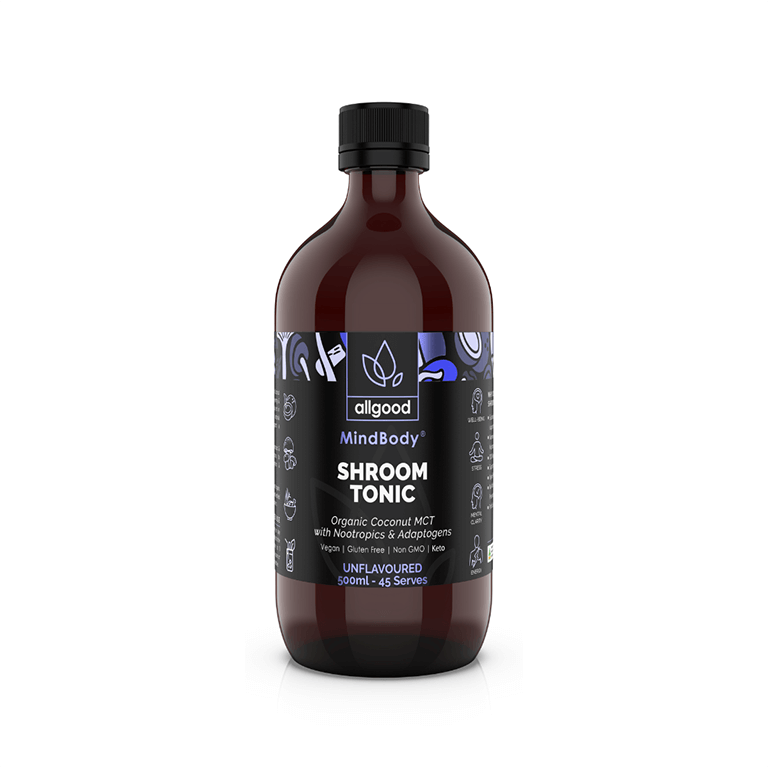 Allgood Nutrition Australia Allgood Nutrition -vShroom Tonic - MCT oil with nootropics & Adaptogens