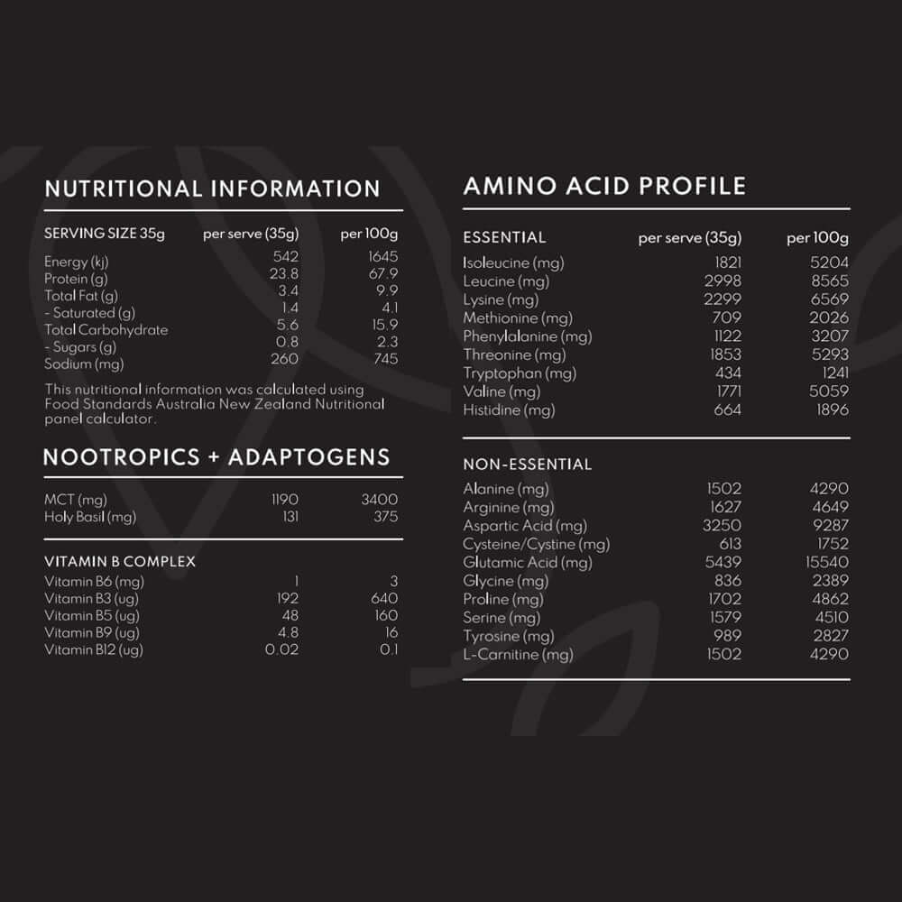Allgood Nutrition Australia Allgood Nutrition - Plant Protein with Nootropics & Adaptogens (Cookies & Cream Cheesecake)