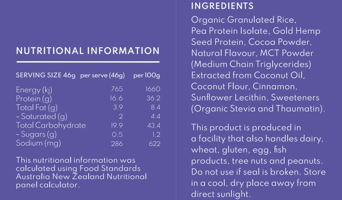 Allgood Nutrition Australia Allgood Nutrition - Protein Rice Cream (High Protein Rice Pudding)